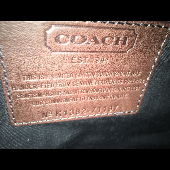 Coach leather Bleecker Bar Stripe Day Tote - Picture 5 of 5